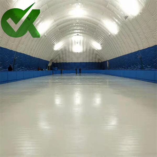 Customized UHMWPE plastic backyard outdoor ice skating rink