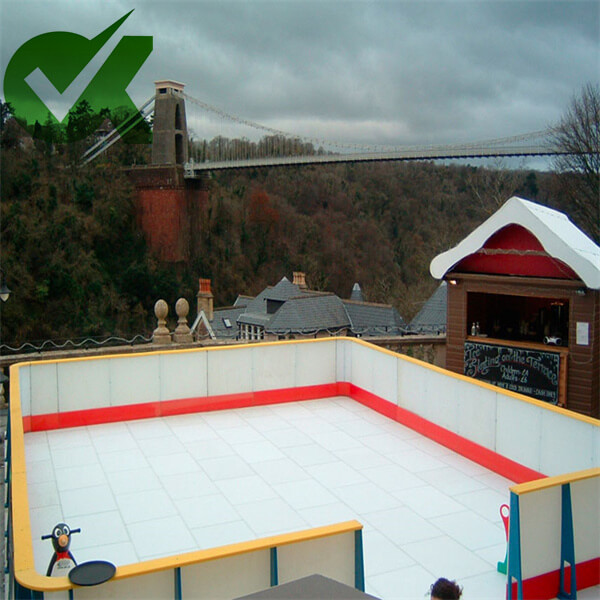 HDPE board pad for artificial ice skating